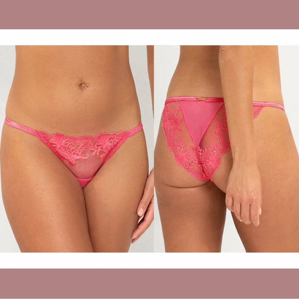 NWT $30‎ Bluebella [ Large 10 US ] Marseille Panty in Fandango Pink